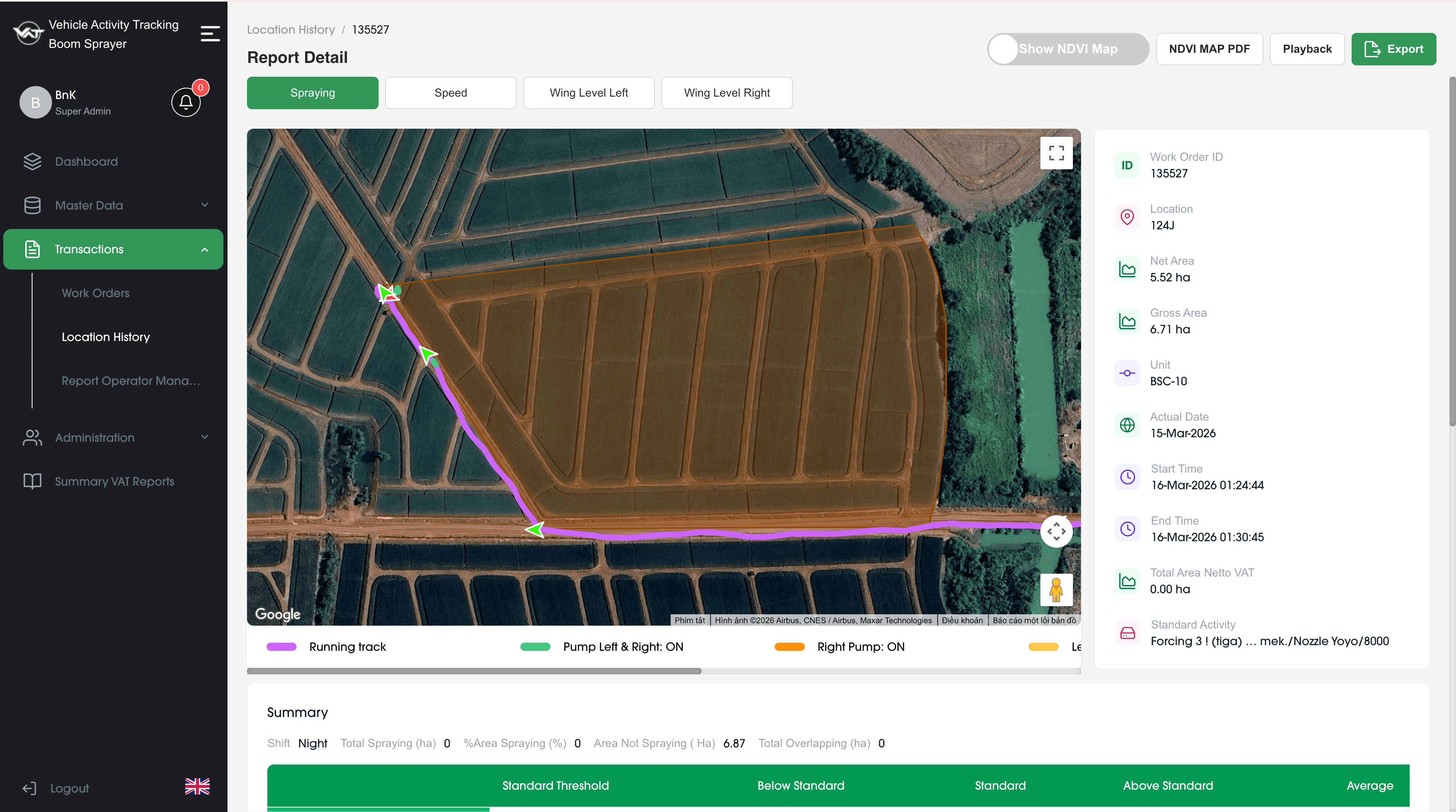 GGF Vehicle Activity Tracking (VAT) preview